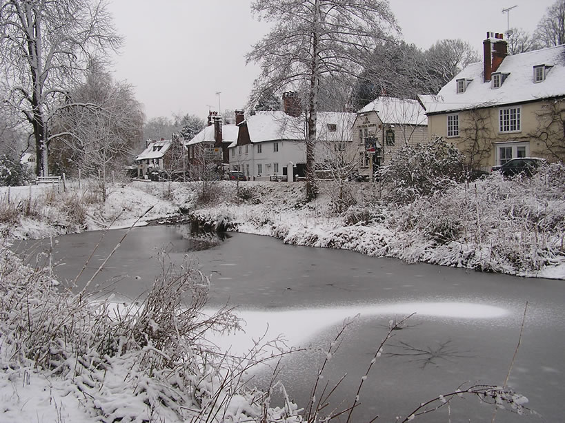 The Long Pond in Winter 1