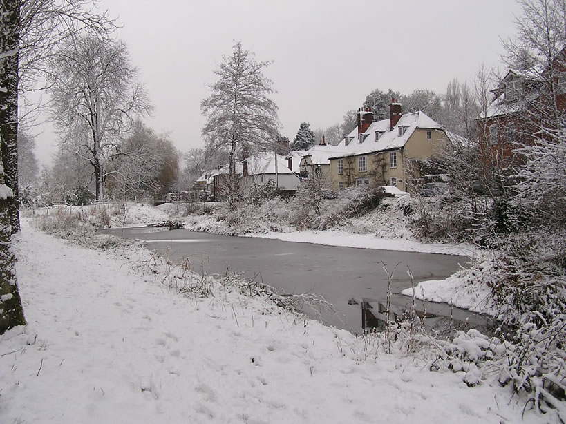 The Long Pond in Winter 2