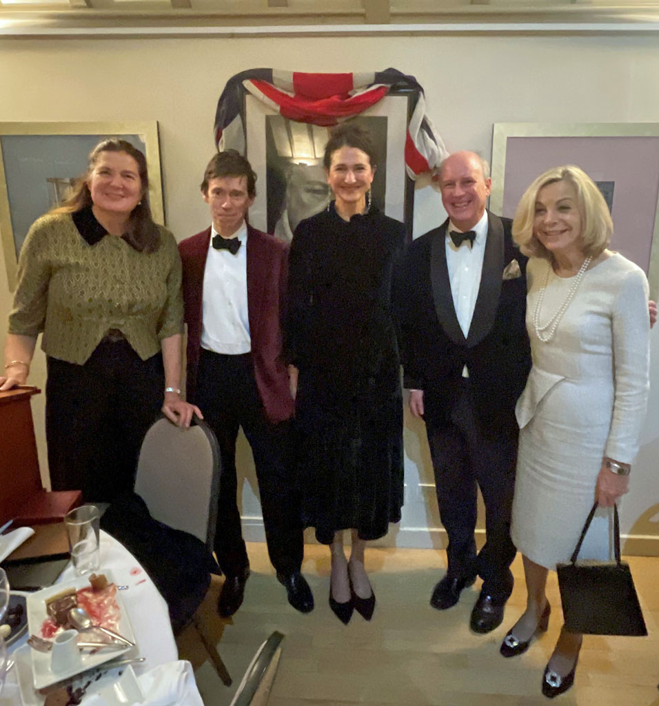 2024 Mrs Jacs Taylor-Smith, Mr Rory Stewart OBE, Mrs Shoshana Stewart, Mr Randolph Churchill, Lady Astor